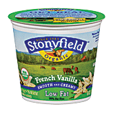 Stonyfield Farm Organic Lowfat Yogurt Vanilla Full-Size Picture